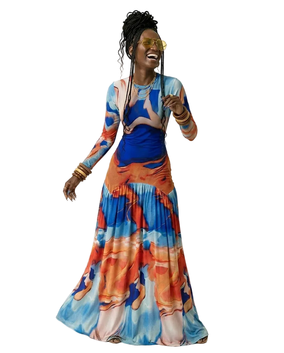 TIE DYE FOR MAXI