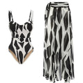 Fierce Abstract Printed Bikini Set