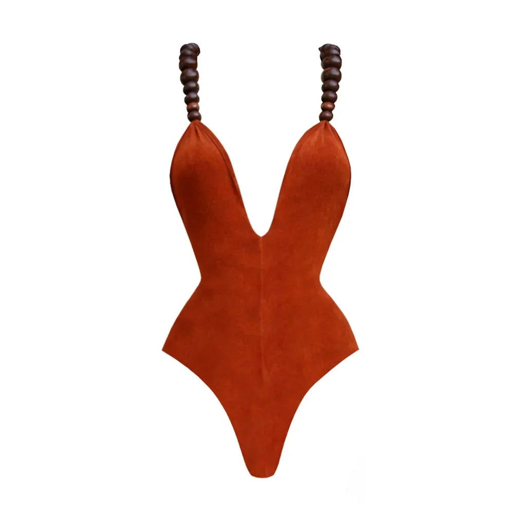 Free Spirit Beaded Fringe Bikini Set