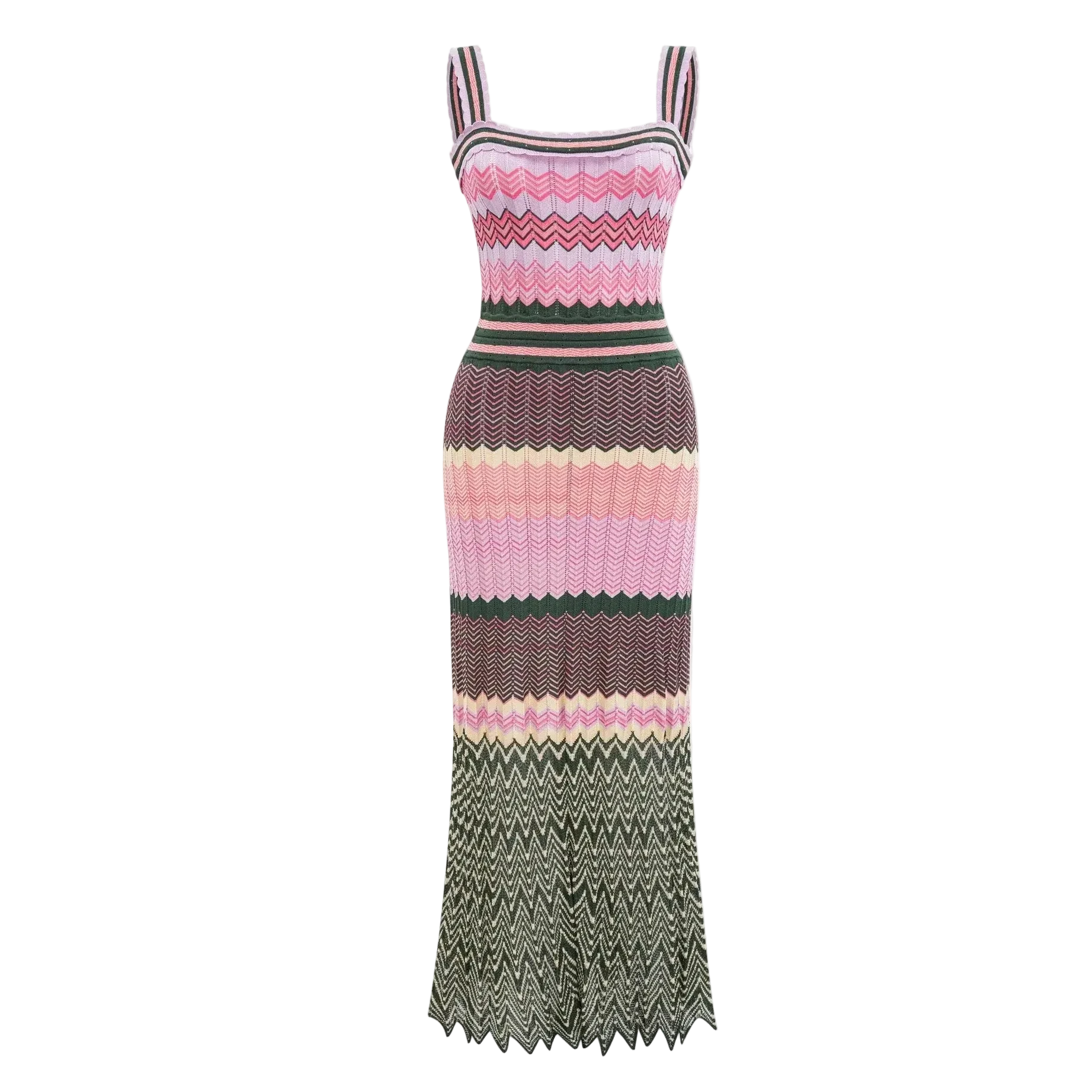 All Together Geometric Maxi Dress